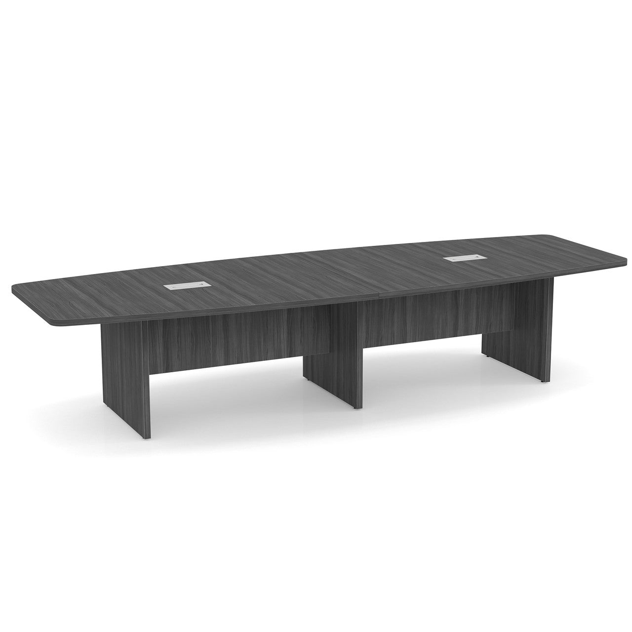Office Source 12ft Boat Shape Conference Table