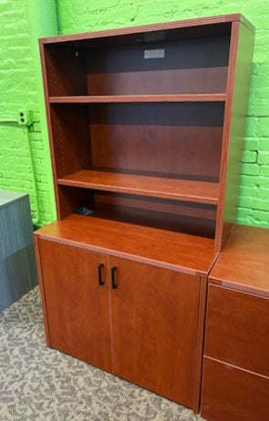 Cherryman Storage Cabinet & Hutch