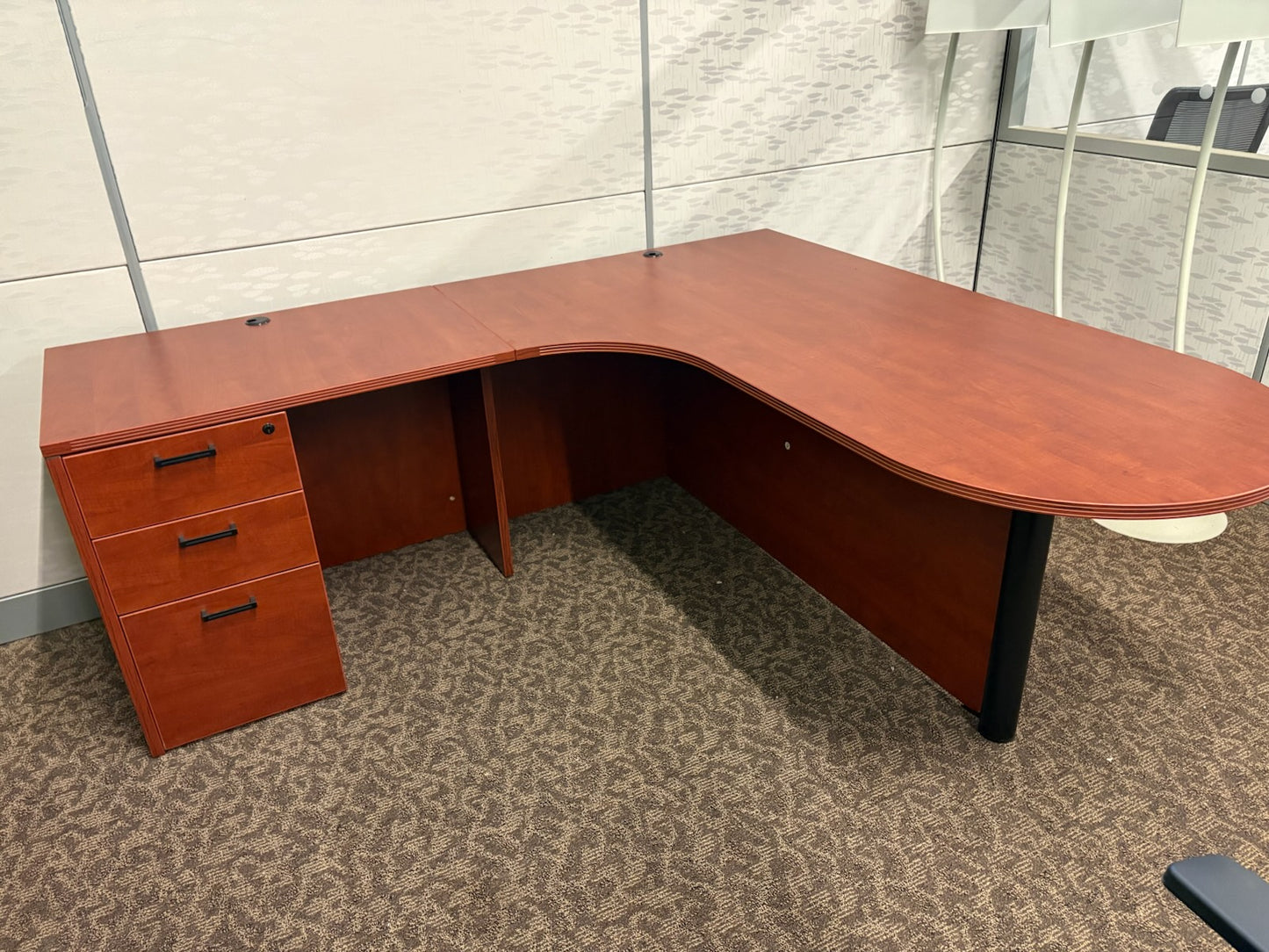 Cherryman Bullet L-Shape Desk - Left