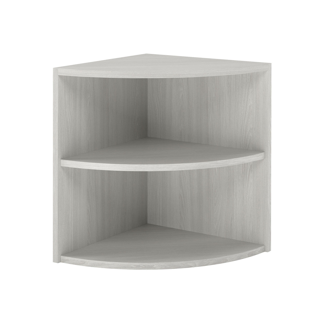 Office Source 2-Shelf Corner Bookcase