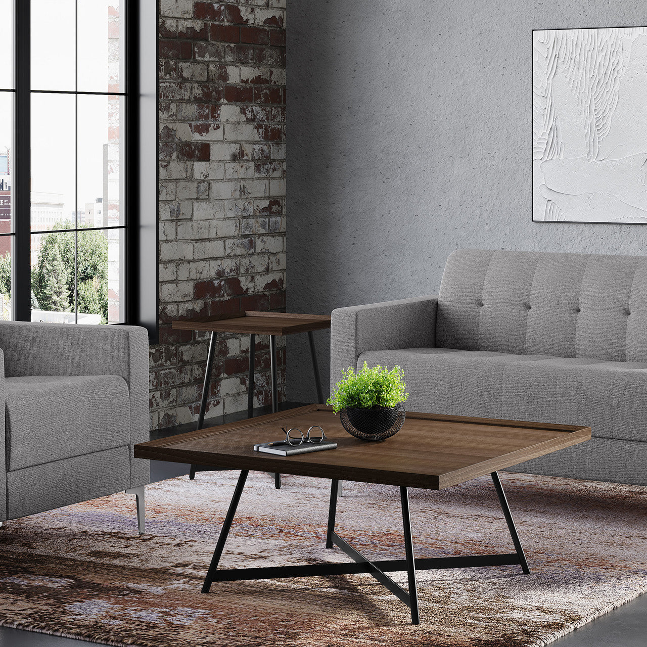 Office Source Declan Rectangle Coffee Table
