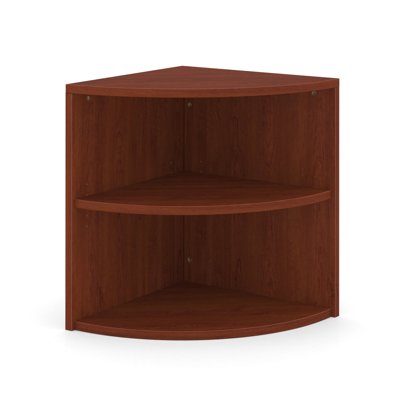 Office Source 2-Shelf Corner Bookcase