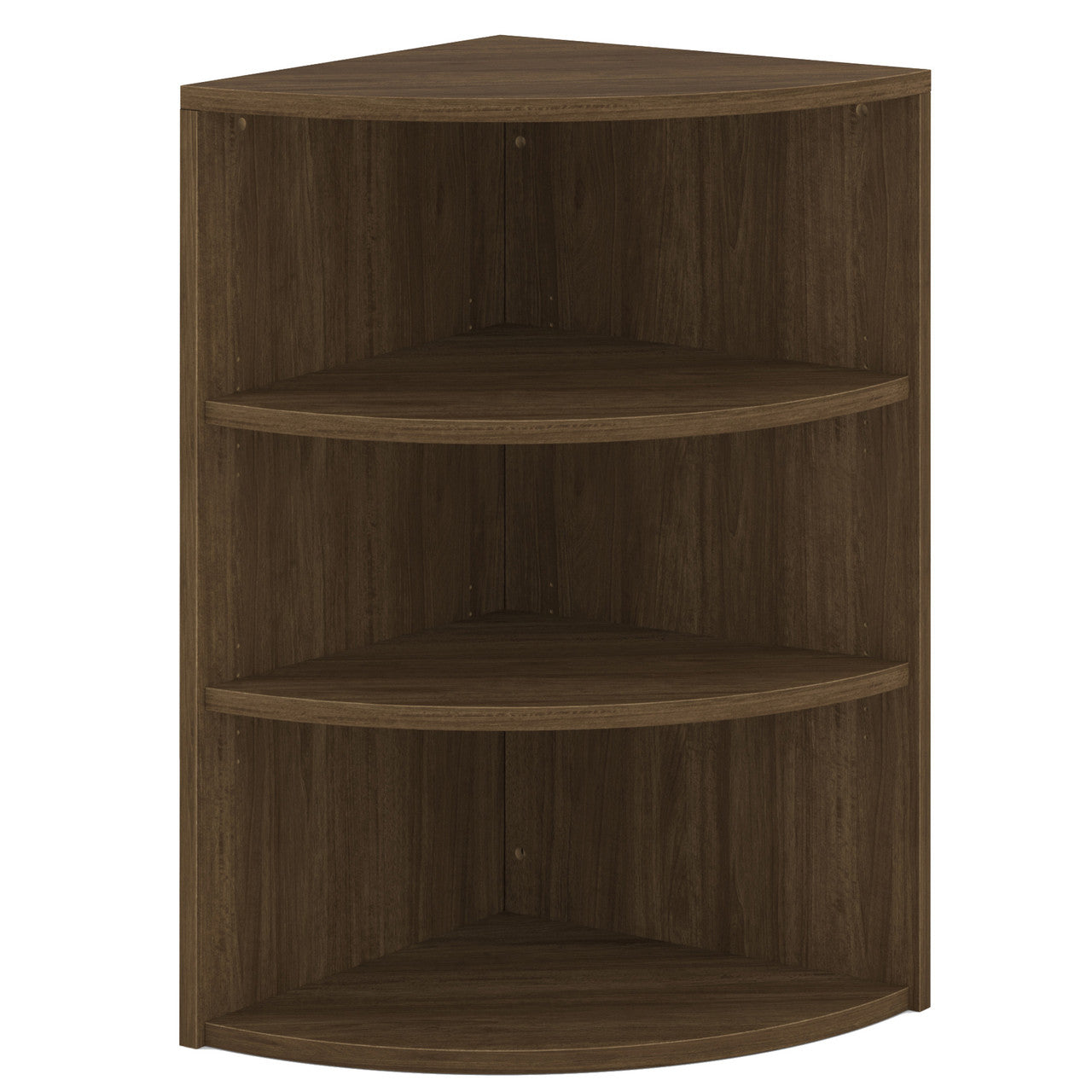 Office Source 3-Shelf Corner Bookcase