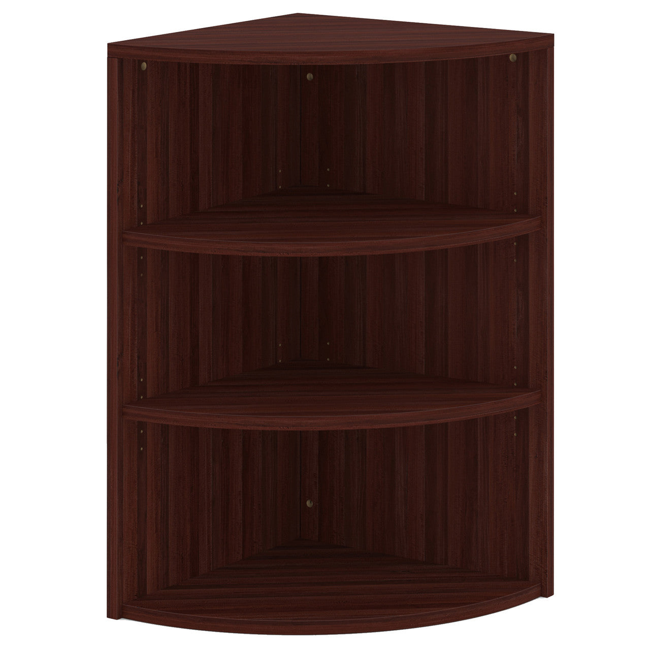 Office Source 3-Shelf Corner Bookcase