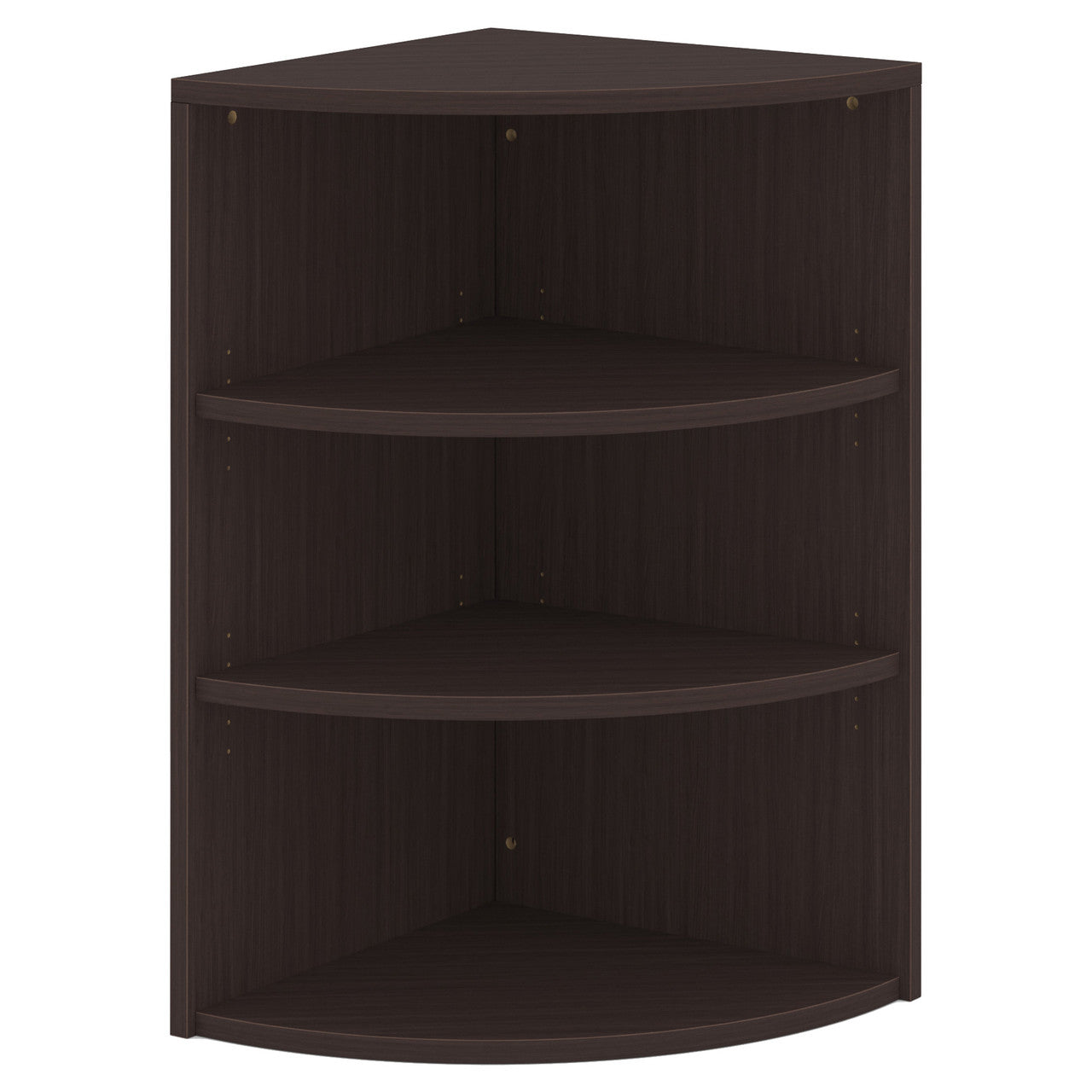 Office Source 3-Shelf Corner Bookcase