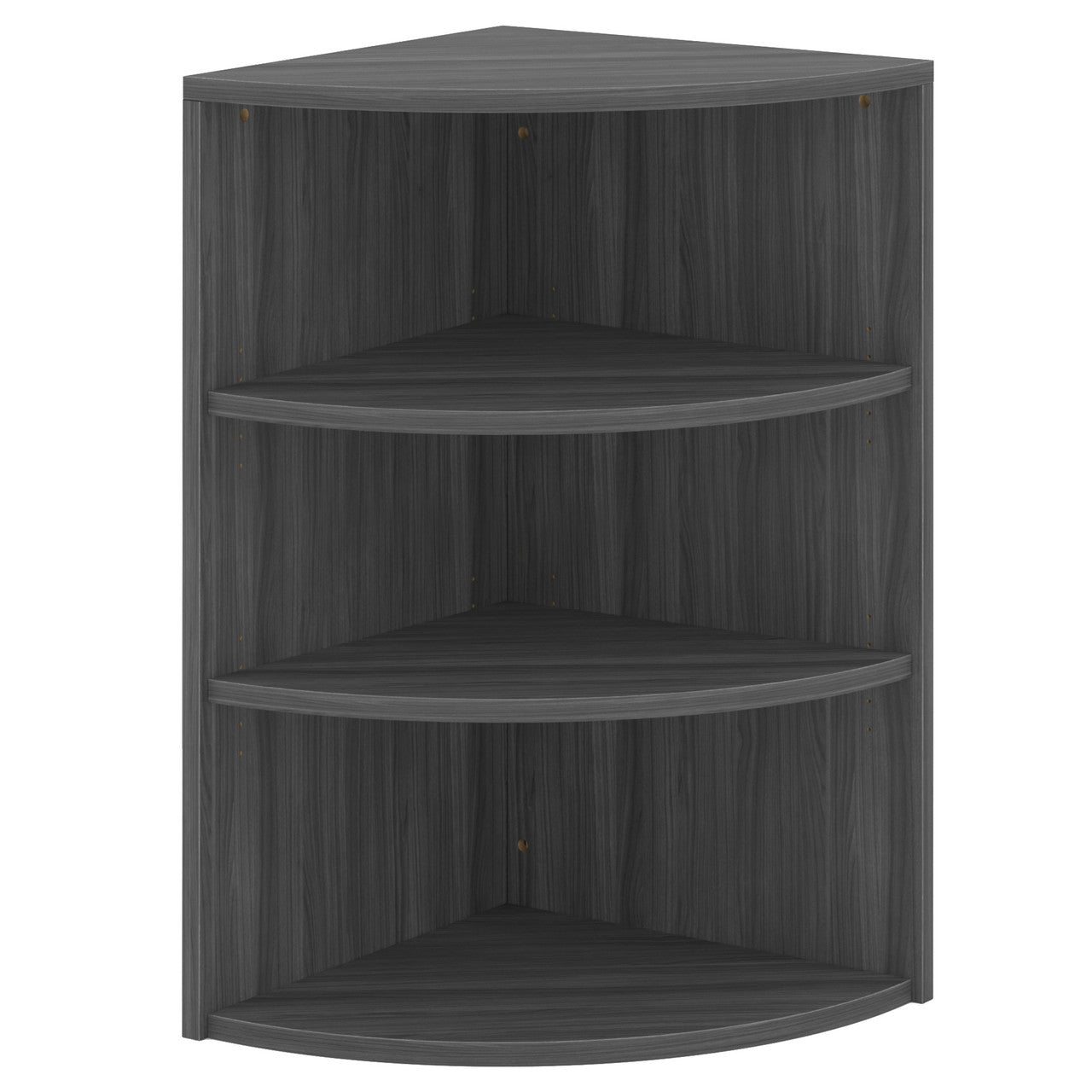 Office Source 3-Shelf Corner Bookcase