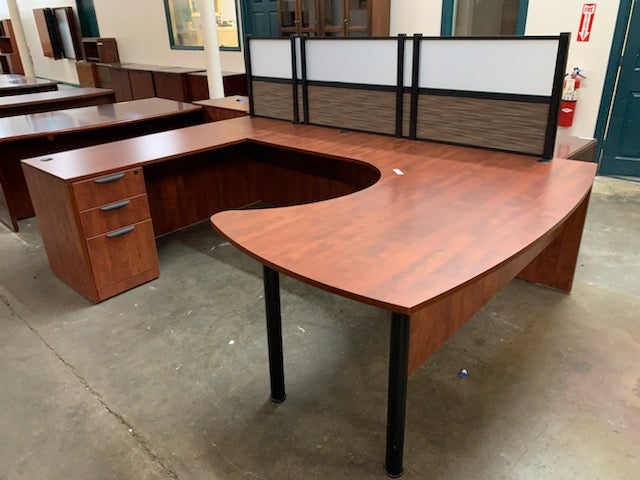 Office Source U-Shape Desk w/ Borders