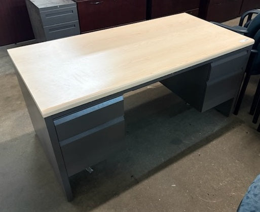 Meridian Double Pedestal Desk