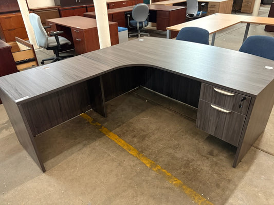 Office Source Bowfront L-Shape