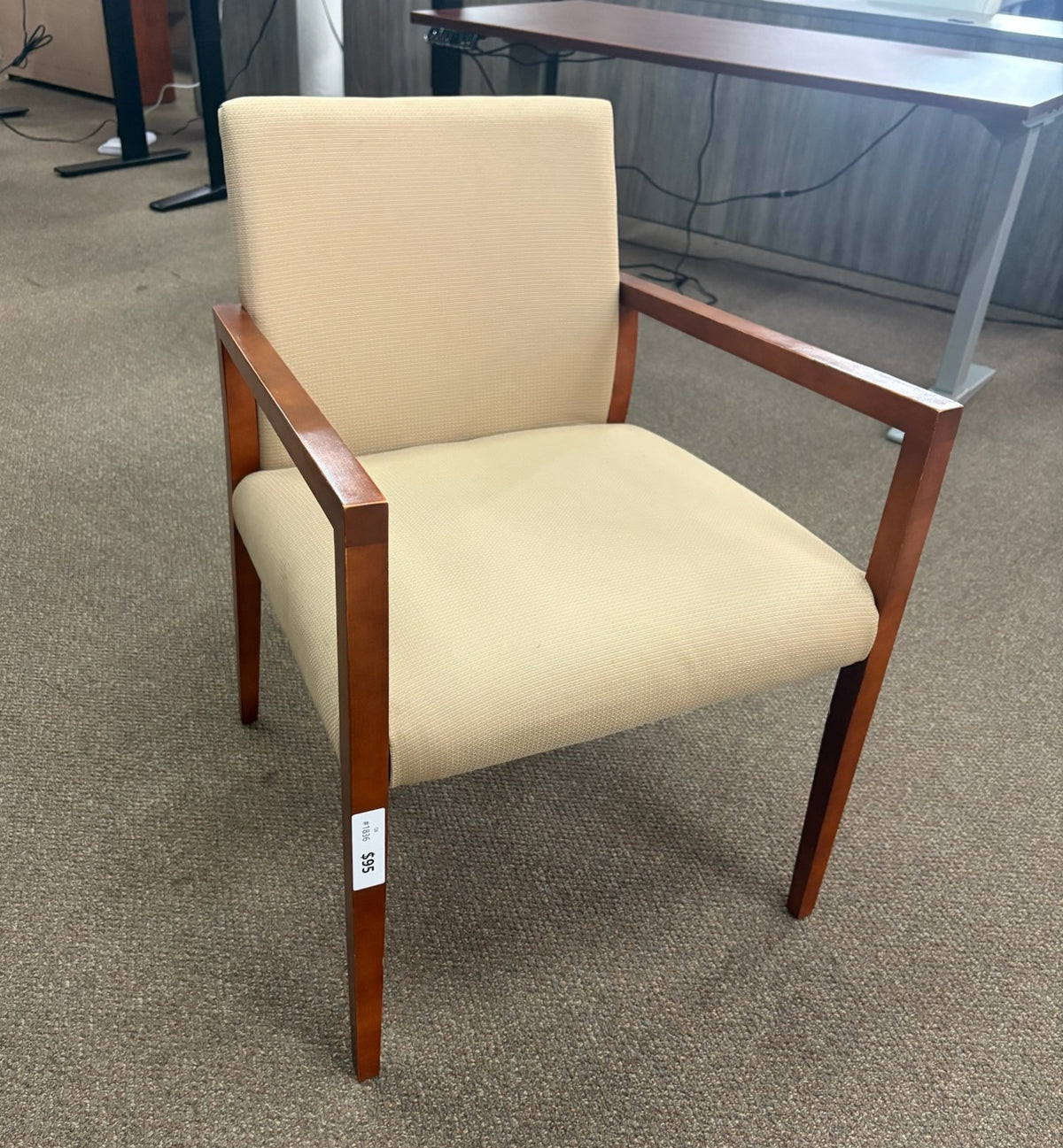 Gunlocke Wood Frame Guest Chair
