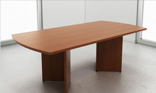 IOF Arc End Conference Table with V Base