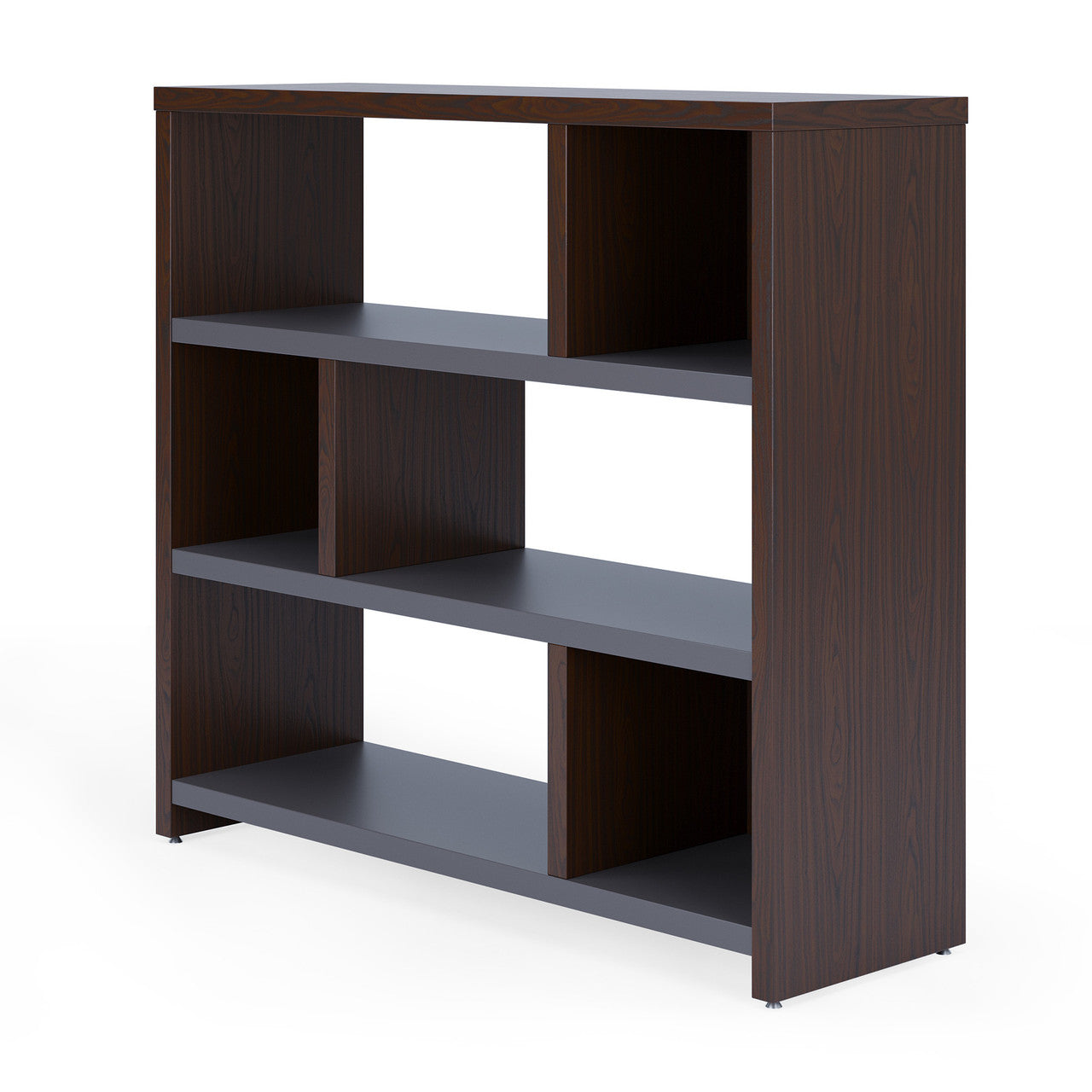 Office Source Lucca 3-Shelf Bookcase