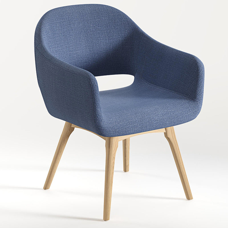 N9NE Furniture Guest Chair w/ Wood Base