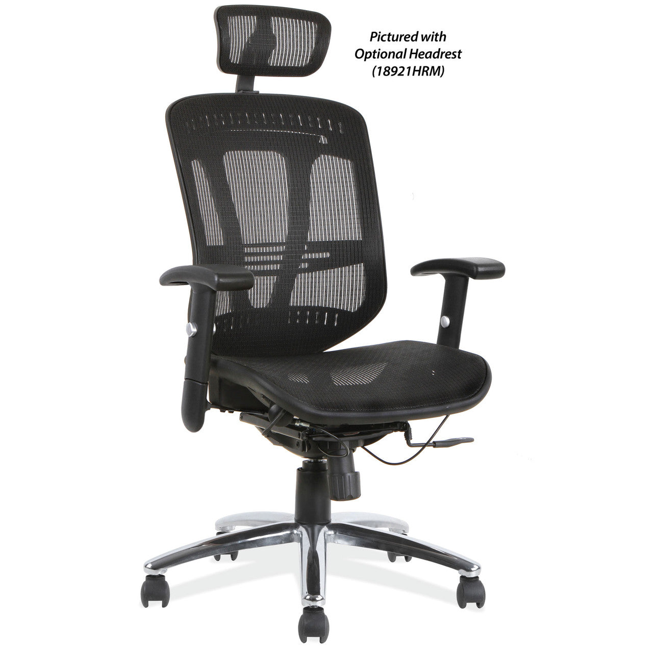 Office Source Engage Series Mesh Mid-Back Chair with Chrome Frame