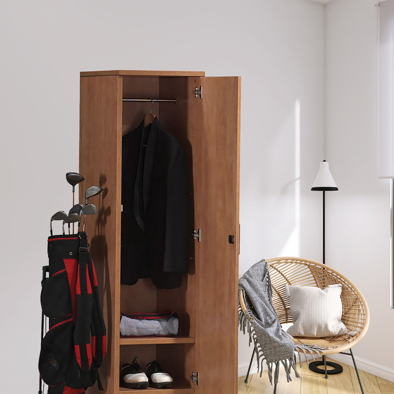 Office Source Personal Wardrobe Storage Cabinet