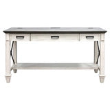 Office Source Refined Collection Writing Desk – Vintage White